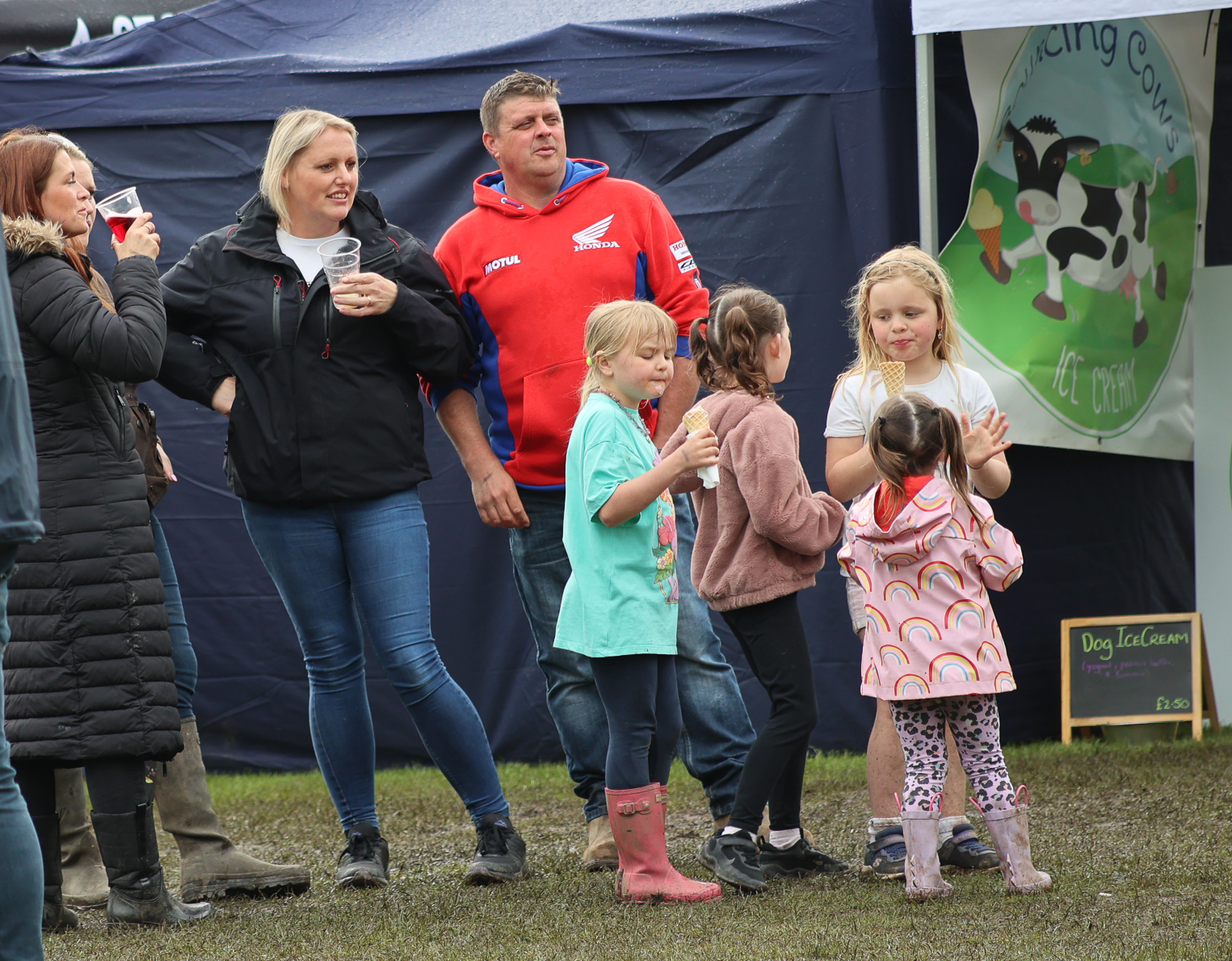 Families enjoying the festival